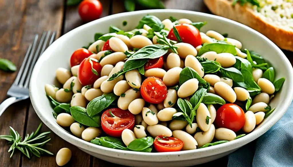 Tuscan white bean salad