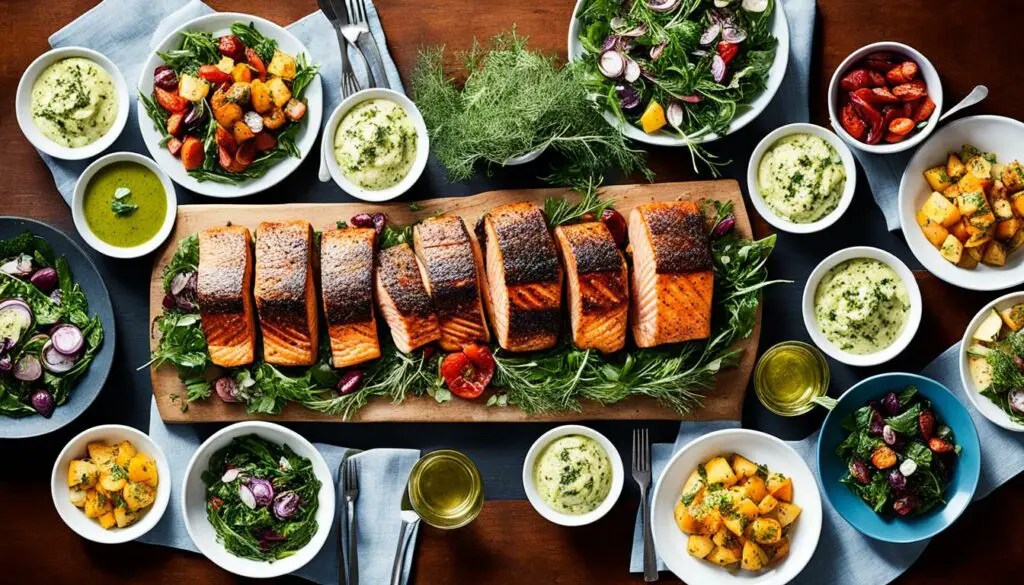 blackened salmon side dishes