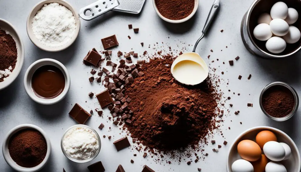 dark chocolate substitute for cocoa powder