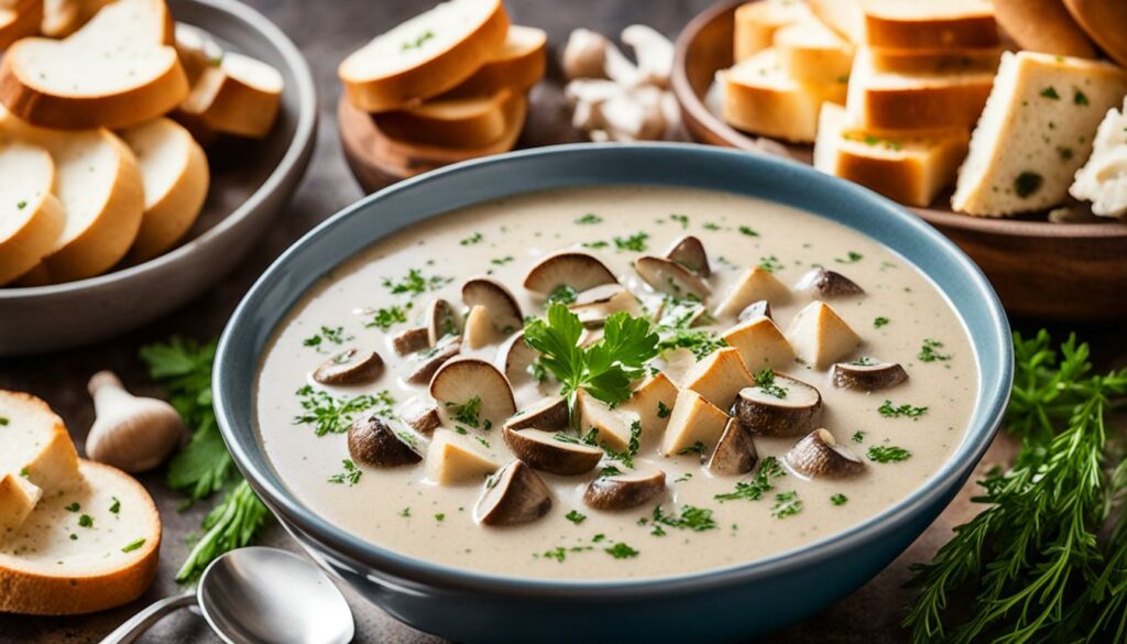 delicious mushroom soup