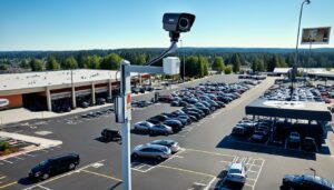 do grocery store parking lots have cameras
