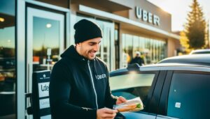 does uber pickup at grocery store