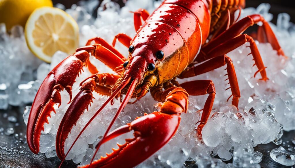 fresh Maine lobster