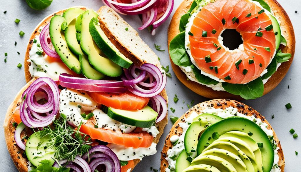 protein-rich options for bagel sandwiches
