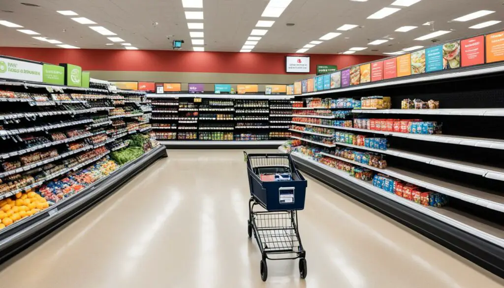 stroller-friendly grocery store