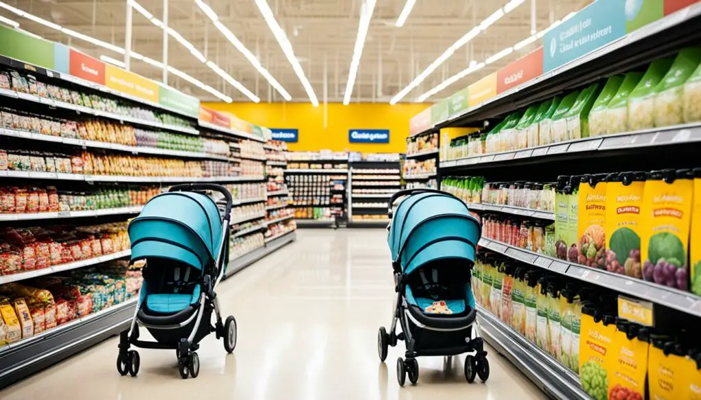 stroller-friendly grocery stores
