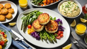 what to pair with crab cakes