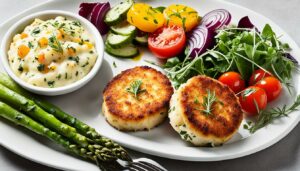 what to serve fish cakes with