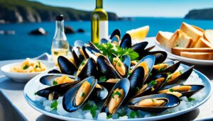what to serve mussels with