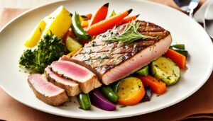 what to serve tuna steak with