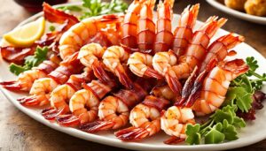 what to serve with bacon wrapped shrimp